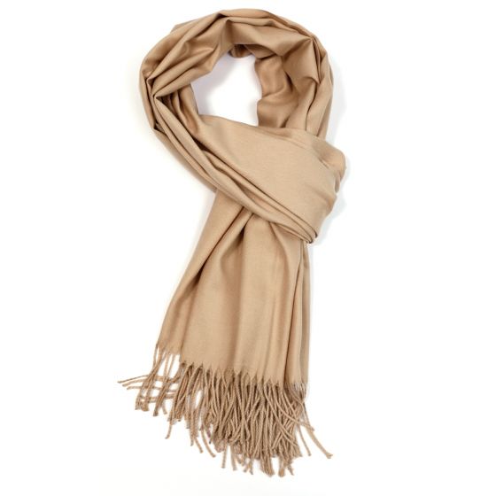 Pure Accessories Fine Pashmina Beige