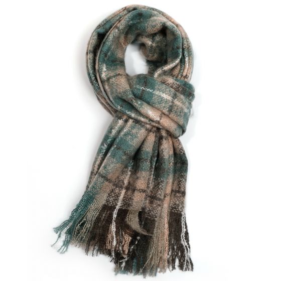 Pure Accessories Scarf Green Mix
