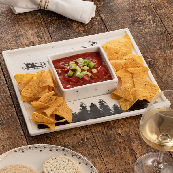 Belleek Living Santa Claus Chip and Dip Set The Design Gallery Drogheda