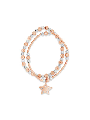 Absolut Jewellery Bracelet Rose/Silver