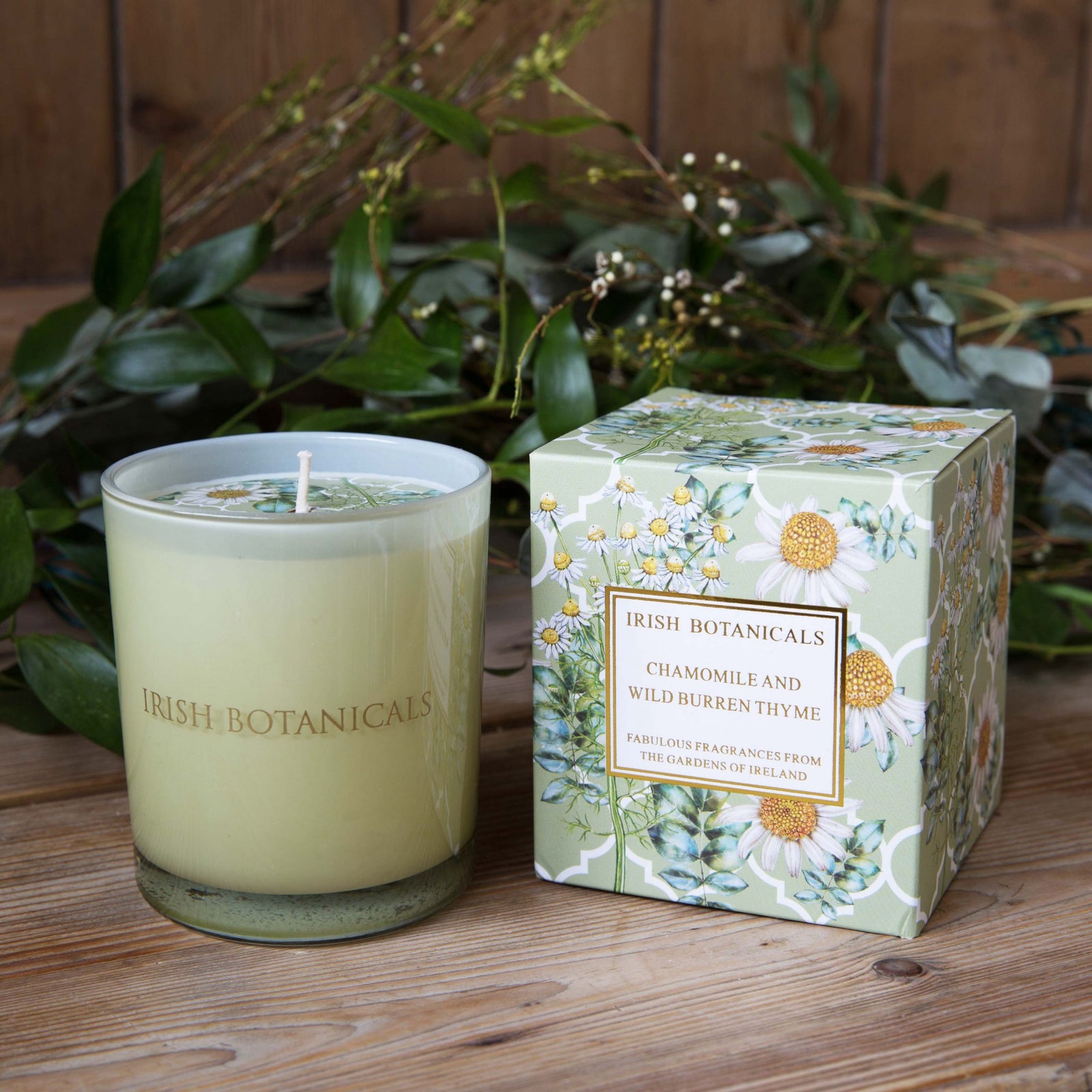 Irish Botanicals Chamomile and Wild Burren Thyme Candle