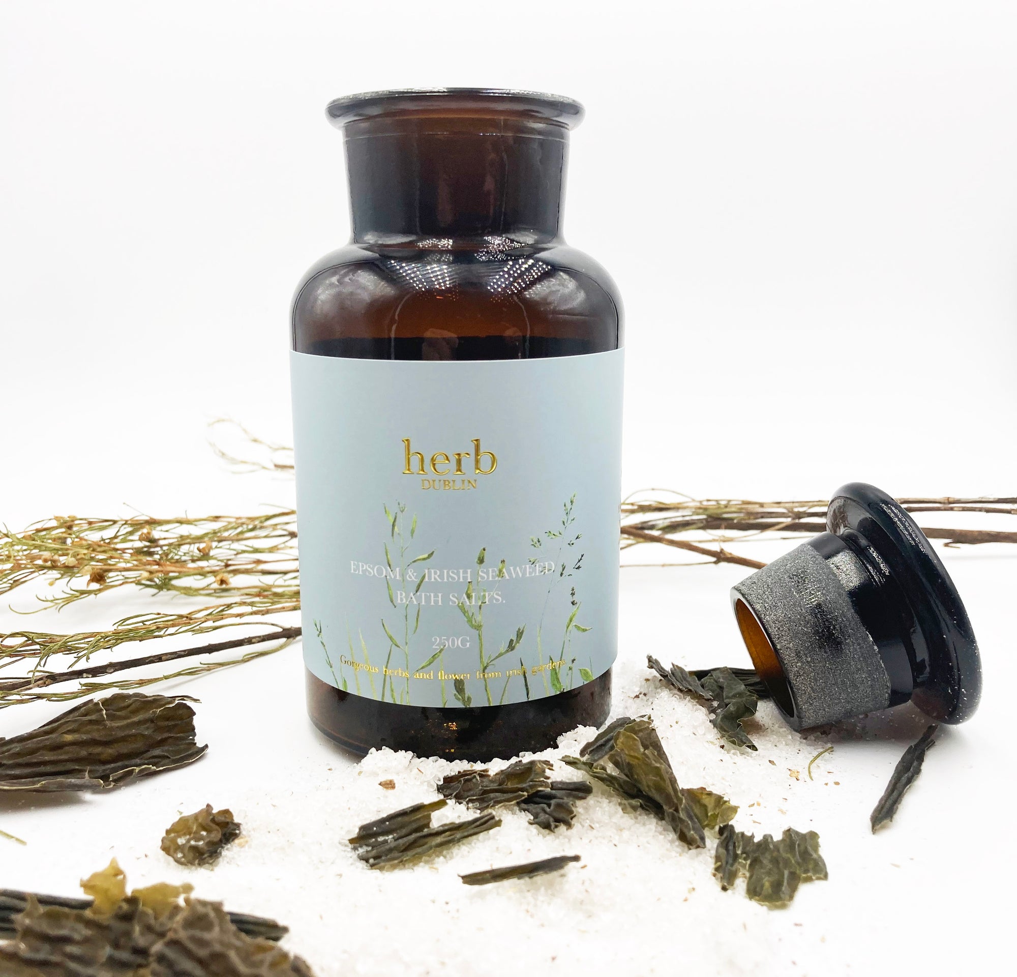 Herb Dublin Epsom and Irish Seaweed Healing Bath Salts
