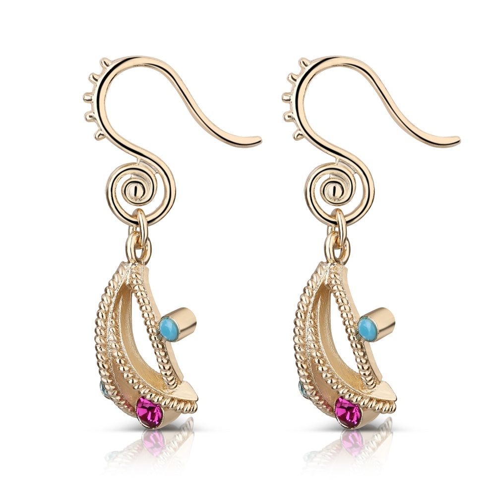 Newbridge Silverware Pink and Turquoise Earrings