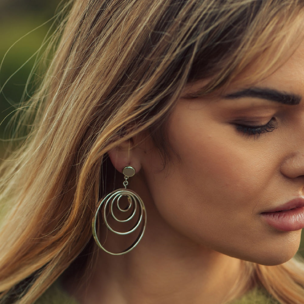 Newbridge Silverware Spiral Earrings