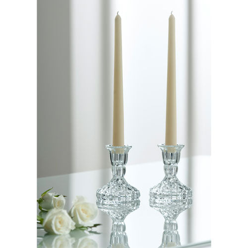 Galway Crystal Ashford Candlestick Pair
