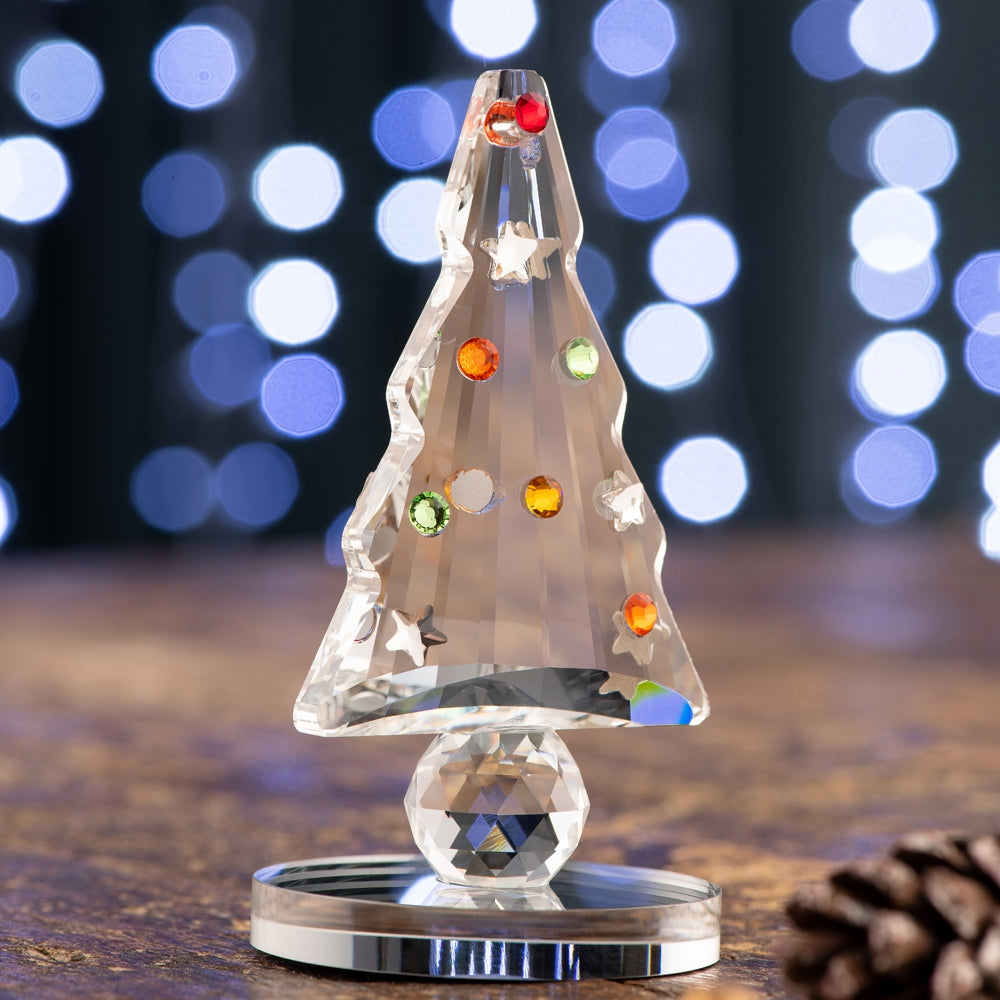 Galway Crystal Christmas Tree 11cm - The Design Gallery Drogheda
