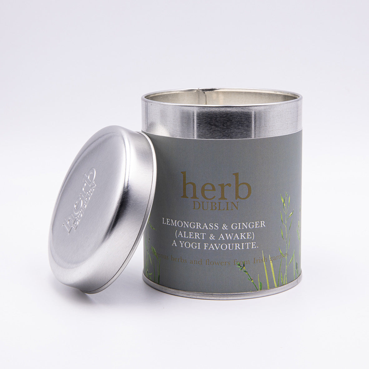 Herb Dublin Tin Lemongrass and Ginger Candle