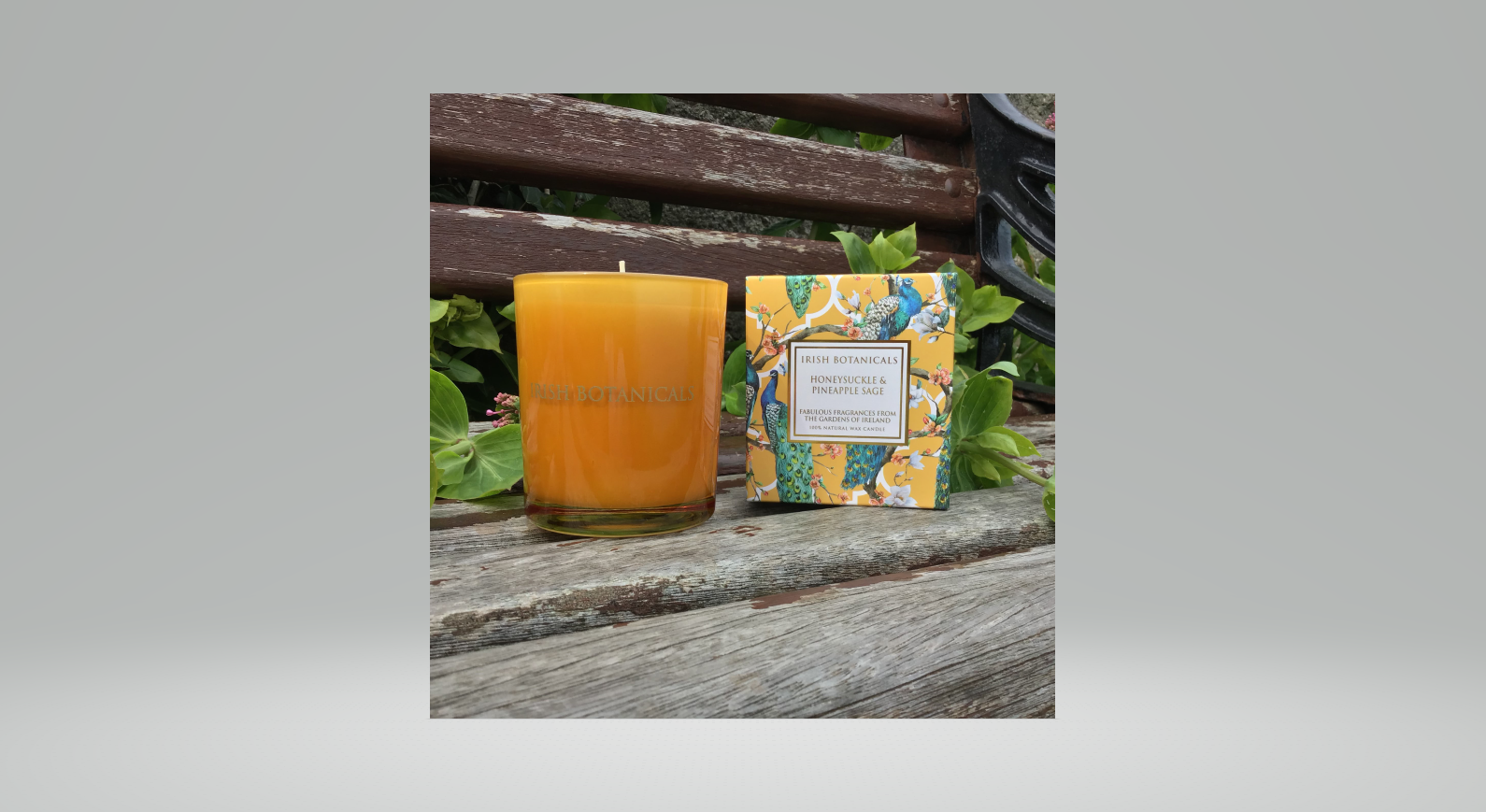 Irish Botanicals Honeysuckle and Pineapple Sage Candle
