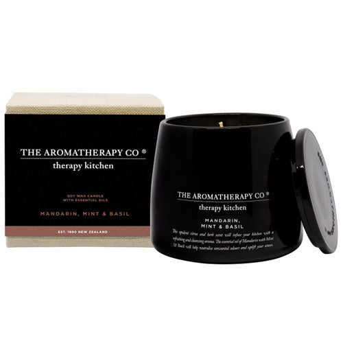The Aromatherapy Co.Therapy Kitchen Candle 260g Mandarin,Mint&Basil