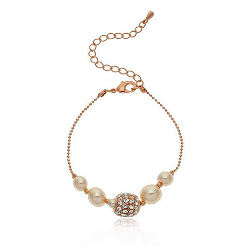 Knight & Day Pearl Rose Gold Bracelet