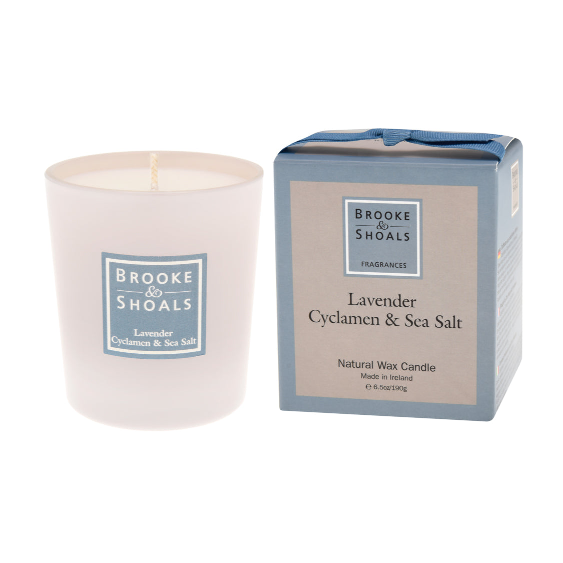 Brooke and Shoals Lavender Cyclamen and Sea Salt Candle