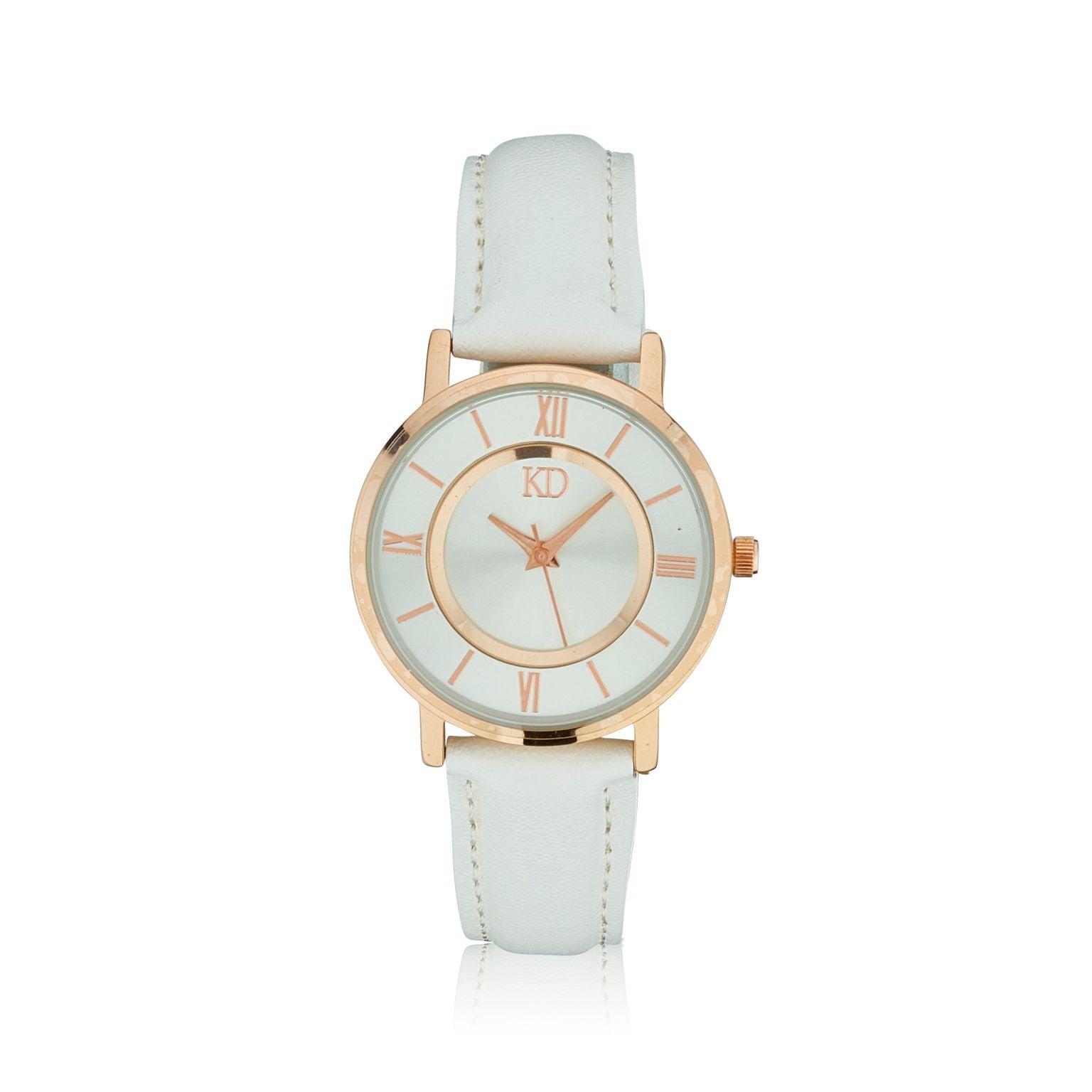 Knight & Day White/Rose G Watch