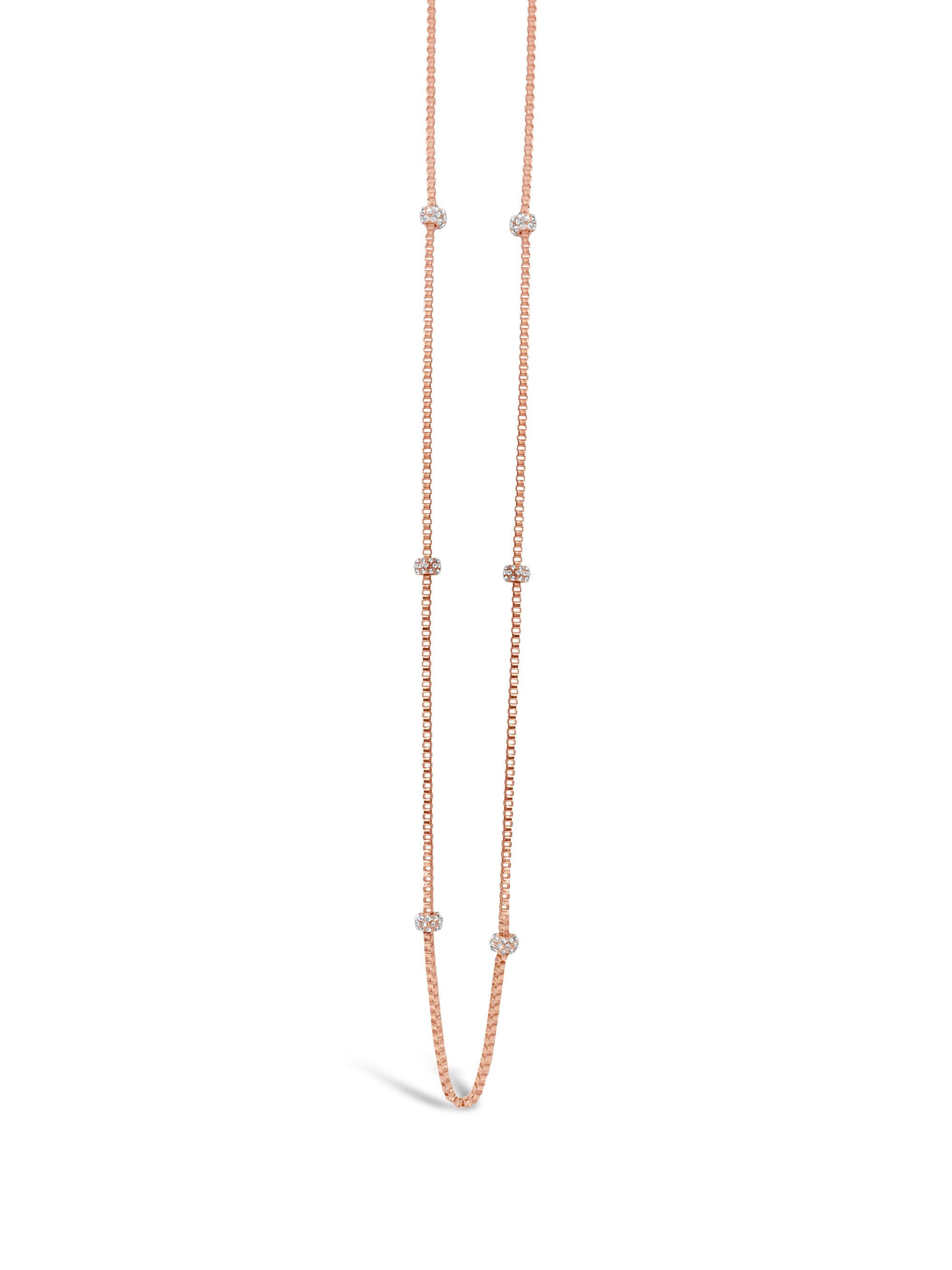 Absolute Jewellery Necklace Rose Gold 40"