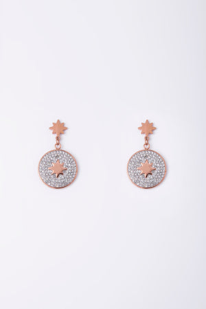 Knight & Day Rose Gold Earring