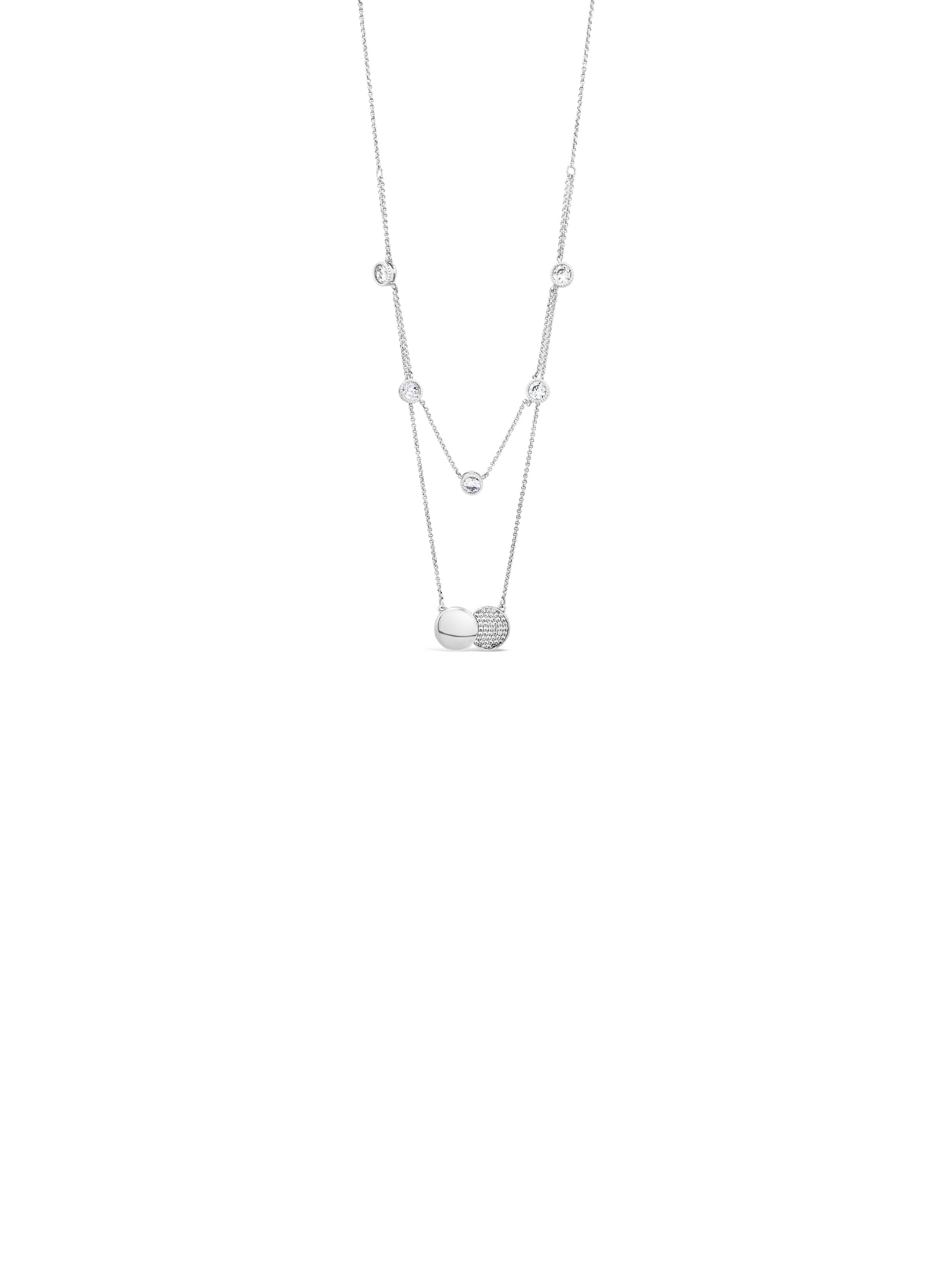Absolute Jewellery Necklace Silver 18"