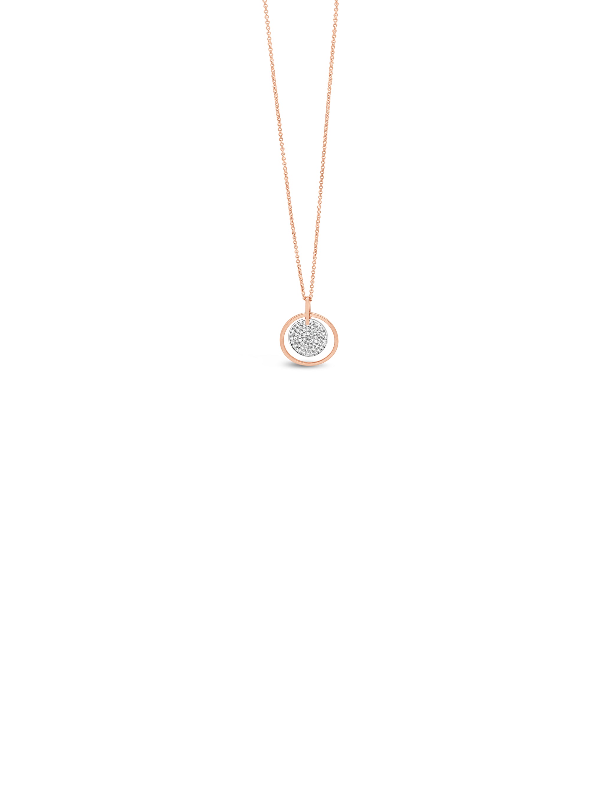 Absolute Jewellery Necklace Rose Gold Mix  18"