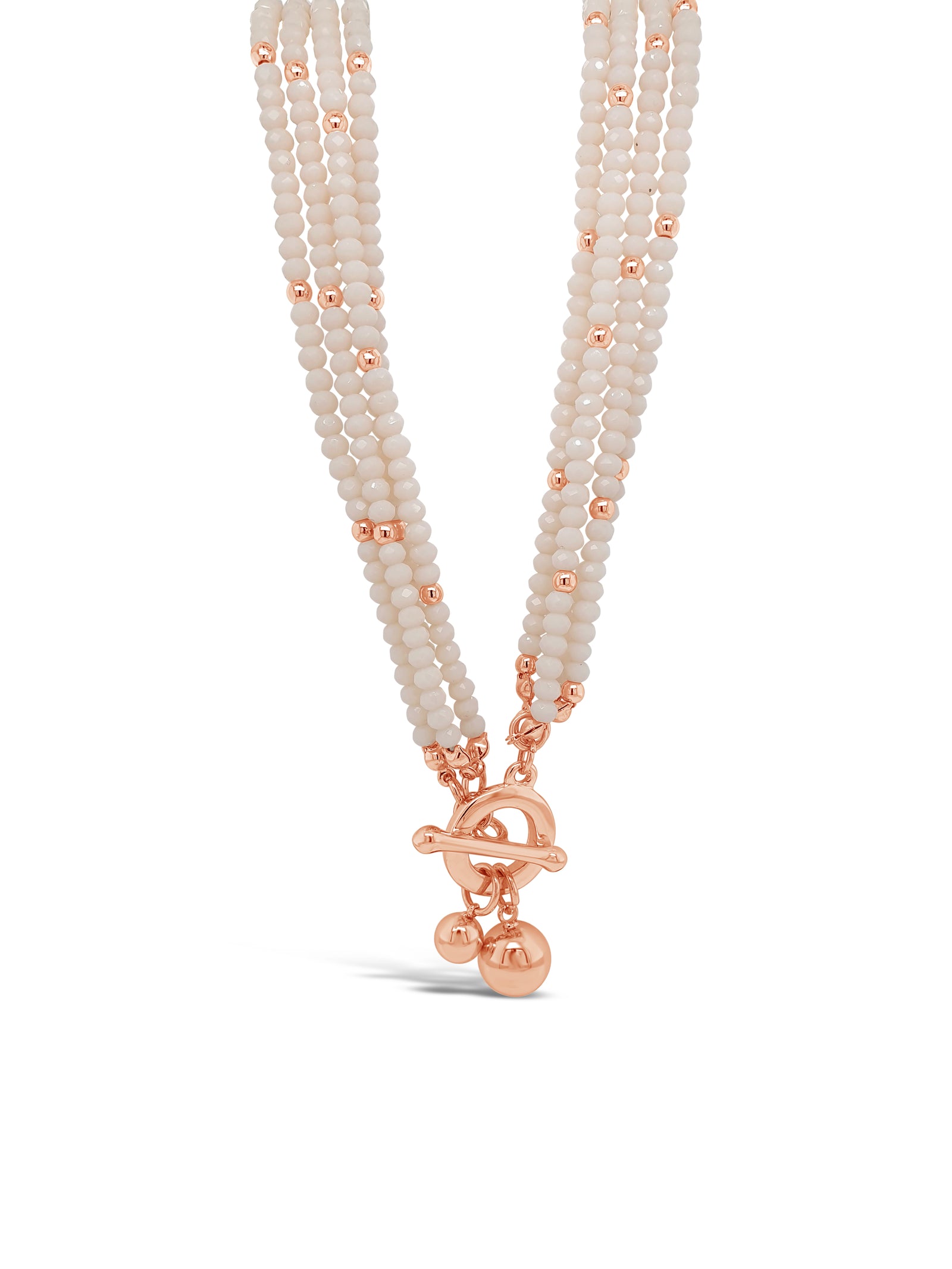 Absolute Jewellery Necklace Rose Gold 18"