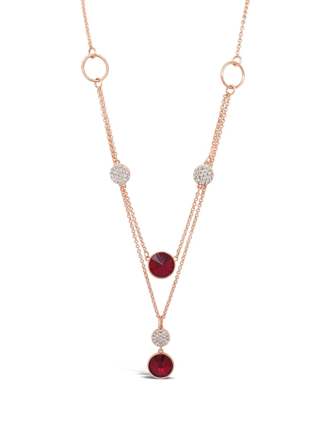 Absolute Jewellery Necklace Rose 16/18"