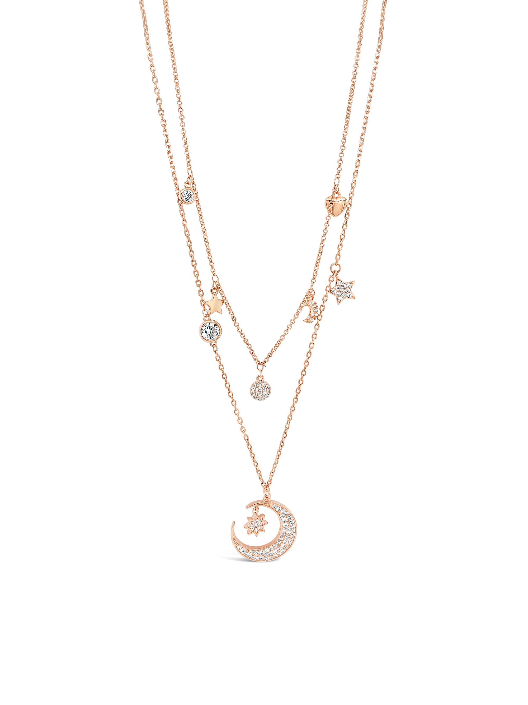 Absolute Jewellery Necklace Rose Gold 15/17"