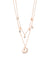 Absolute Jewellery Necklace Rose Gold 15/17"