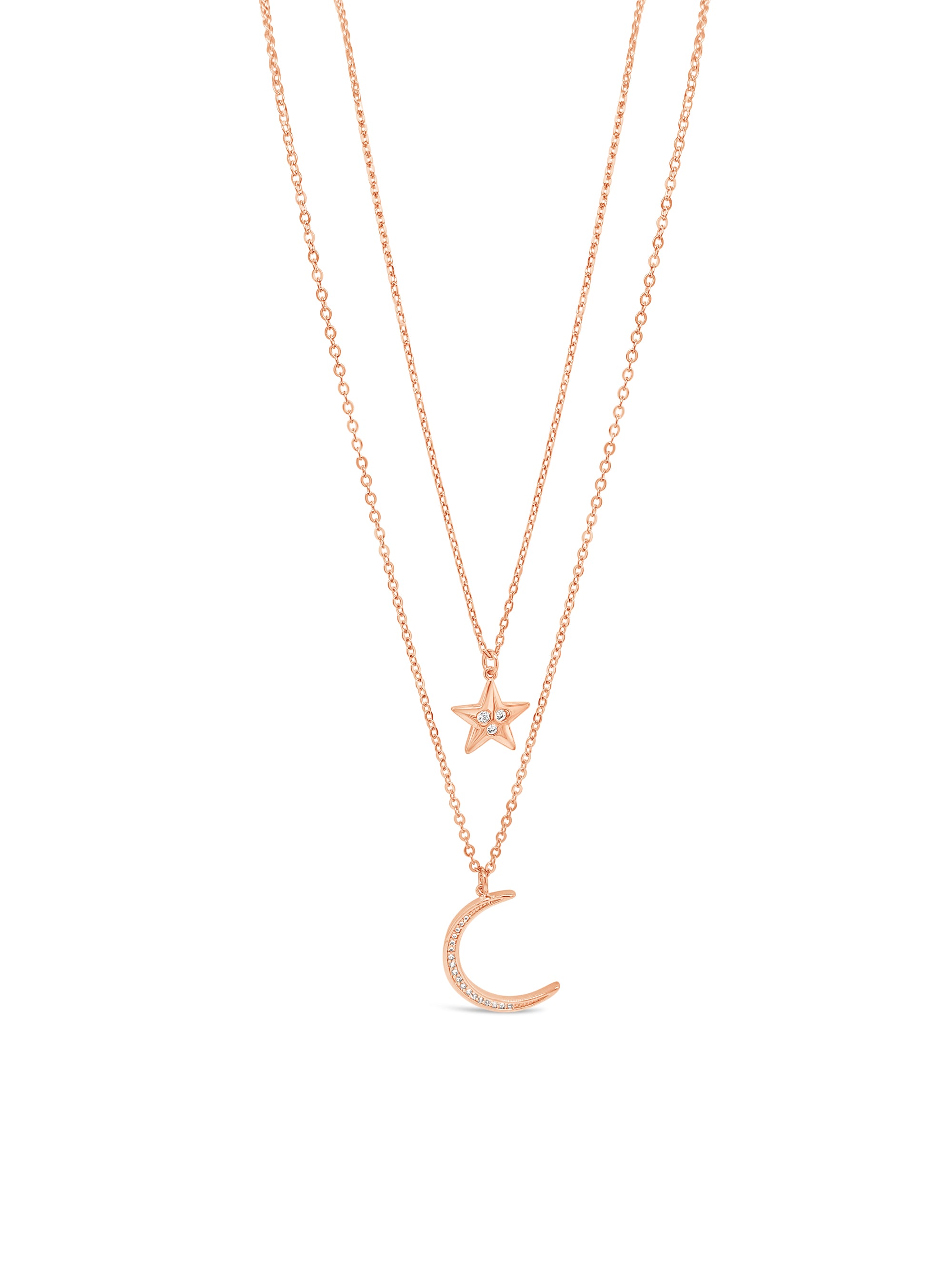 Absolute Jewellery Necklace Rose Gold 15/17"