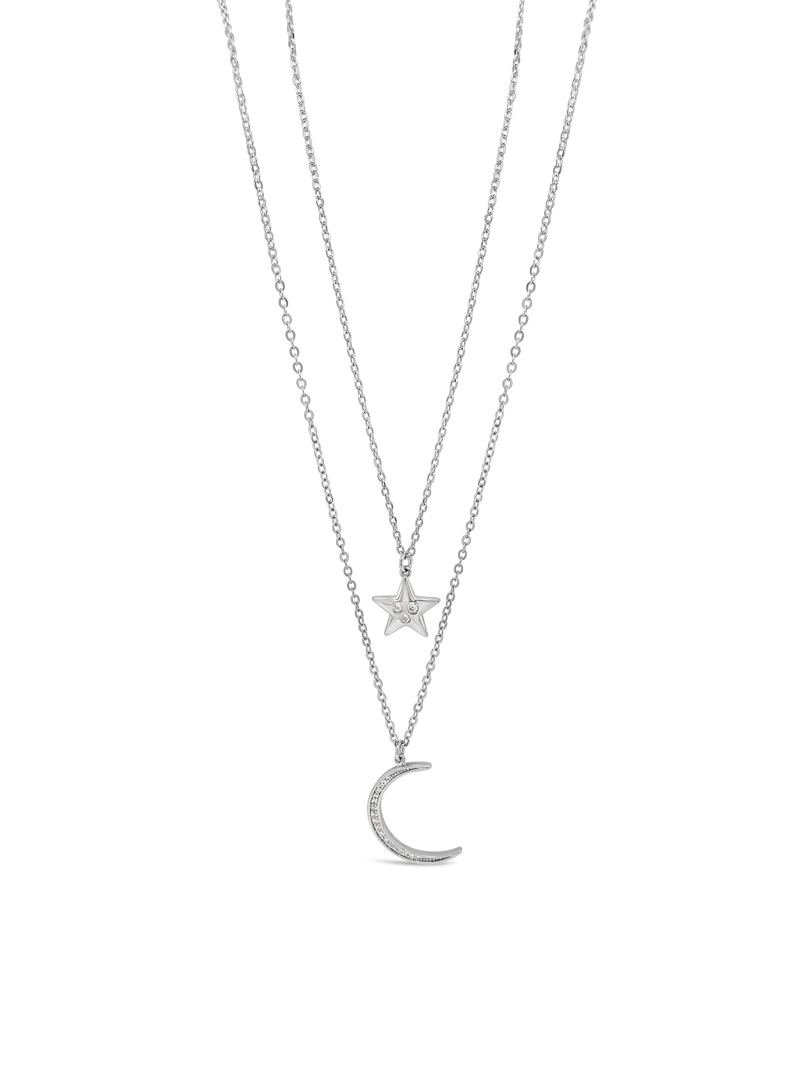 Absolute Jewellery Necklace Silver 15/17"