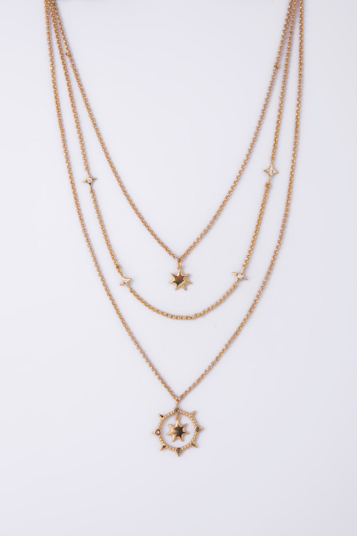 Knight & Day Gold Necklace