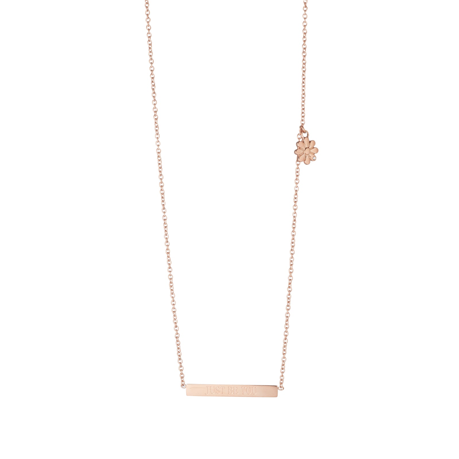 Knight & Day Rose Gold Necklace