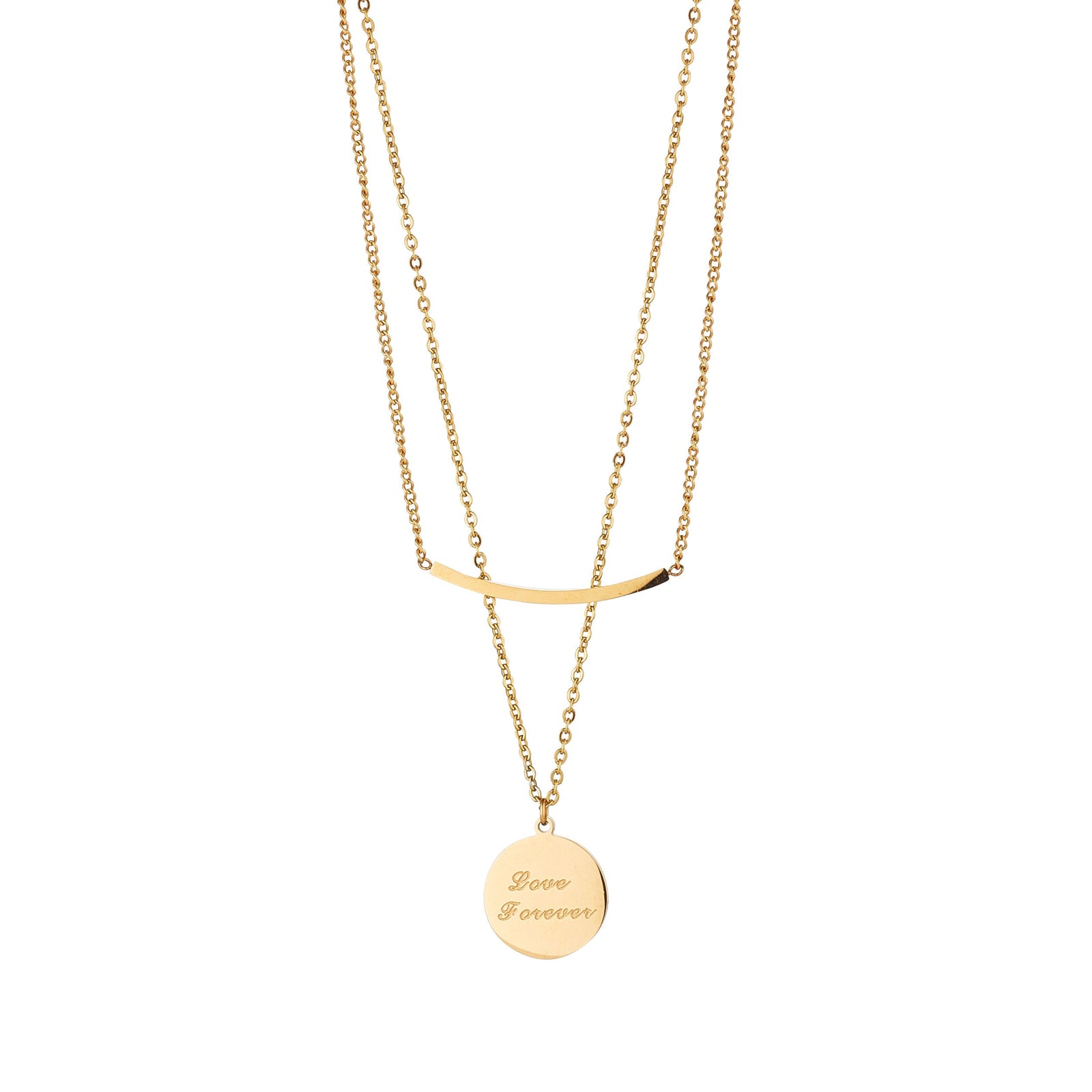 Knight & Day Gold Necklace