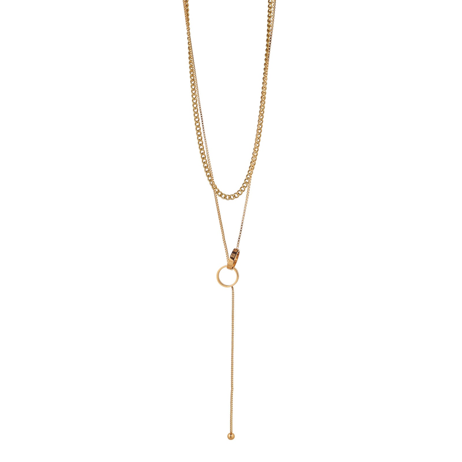Knight & Day Gold Necklace