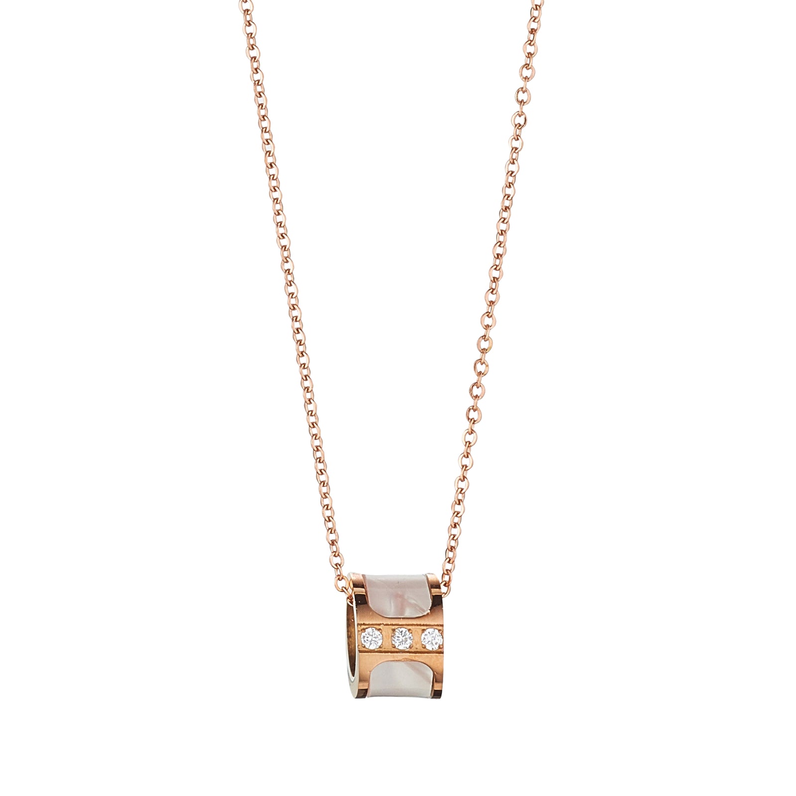 Knight & Day Rose Gold Necklace