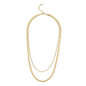 Knight & Day Gold Necklace