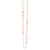 Absolute Necklace Rose Gold 36"