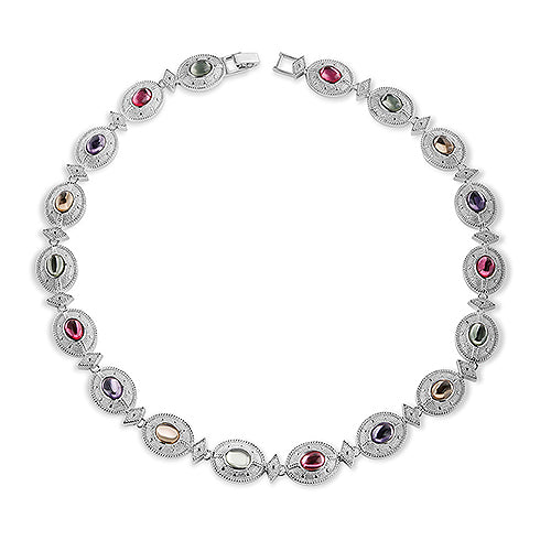 Newbridge Silverware Multi Coloured Necklace