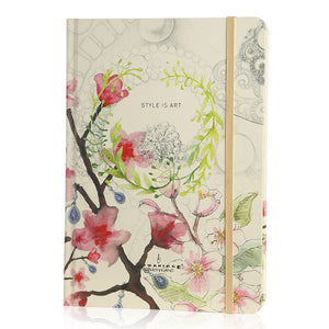 Newbridge Style Is Art Floral Notebook