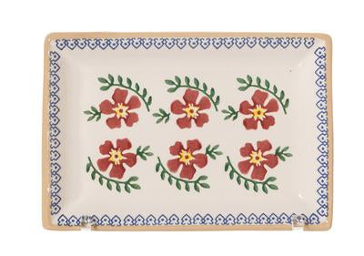 Nicholas Mosse Old Rose Small Rectangle Plate