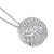 Newbridge Silverware Twist Pendant with Clear Stone