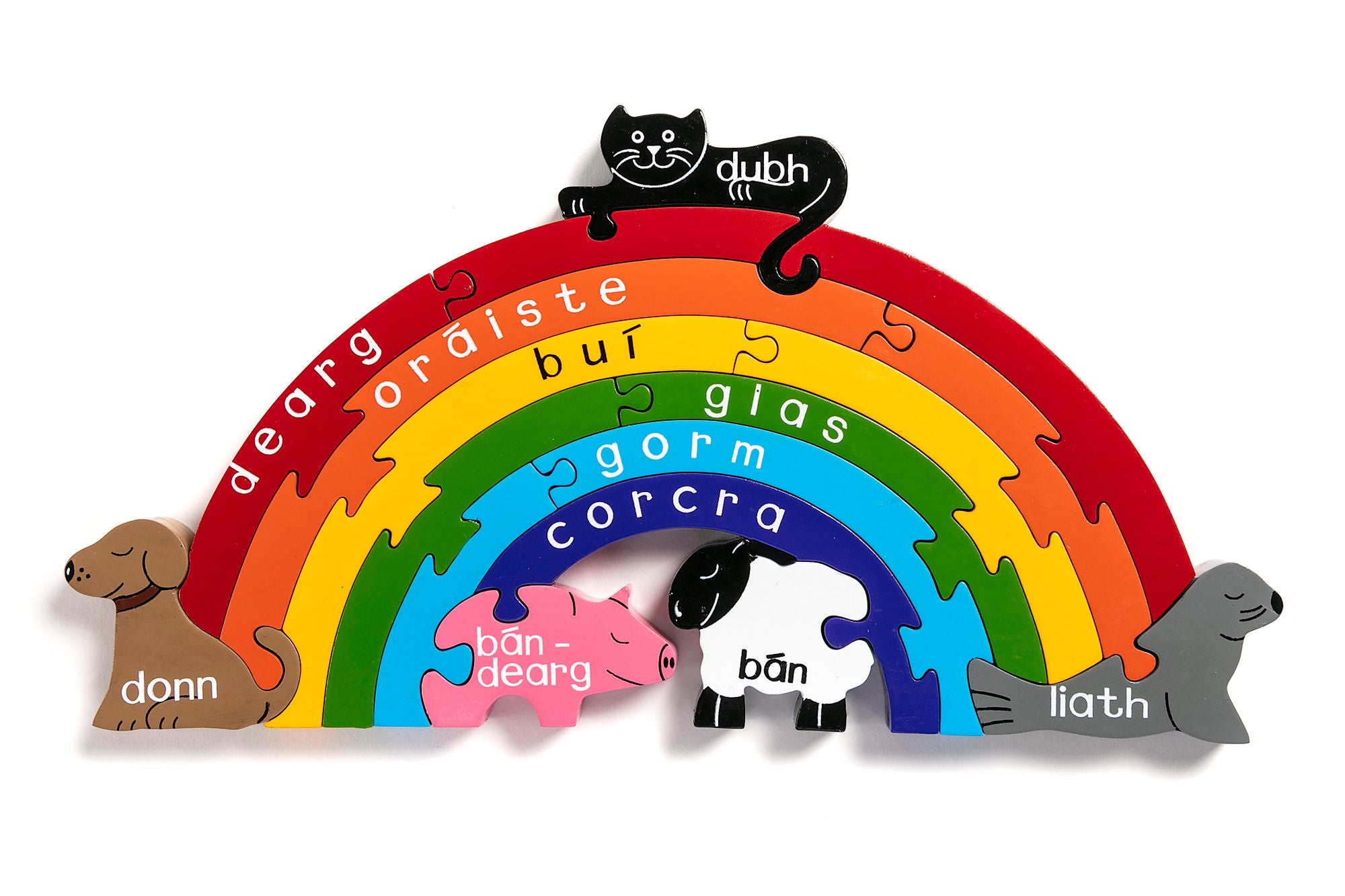 Alphabet Jigsaw Rainbow- Irish