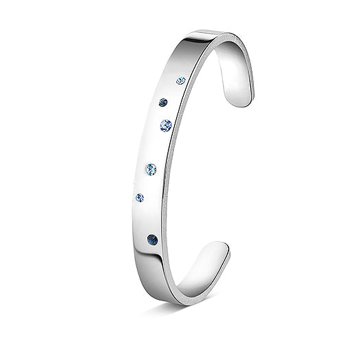 Newbridge Silverware Mona Lisa Bangle Silver