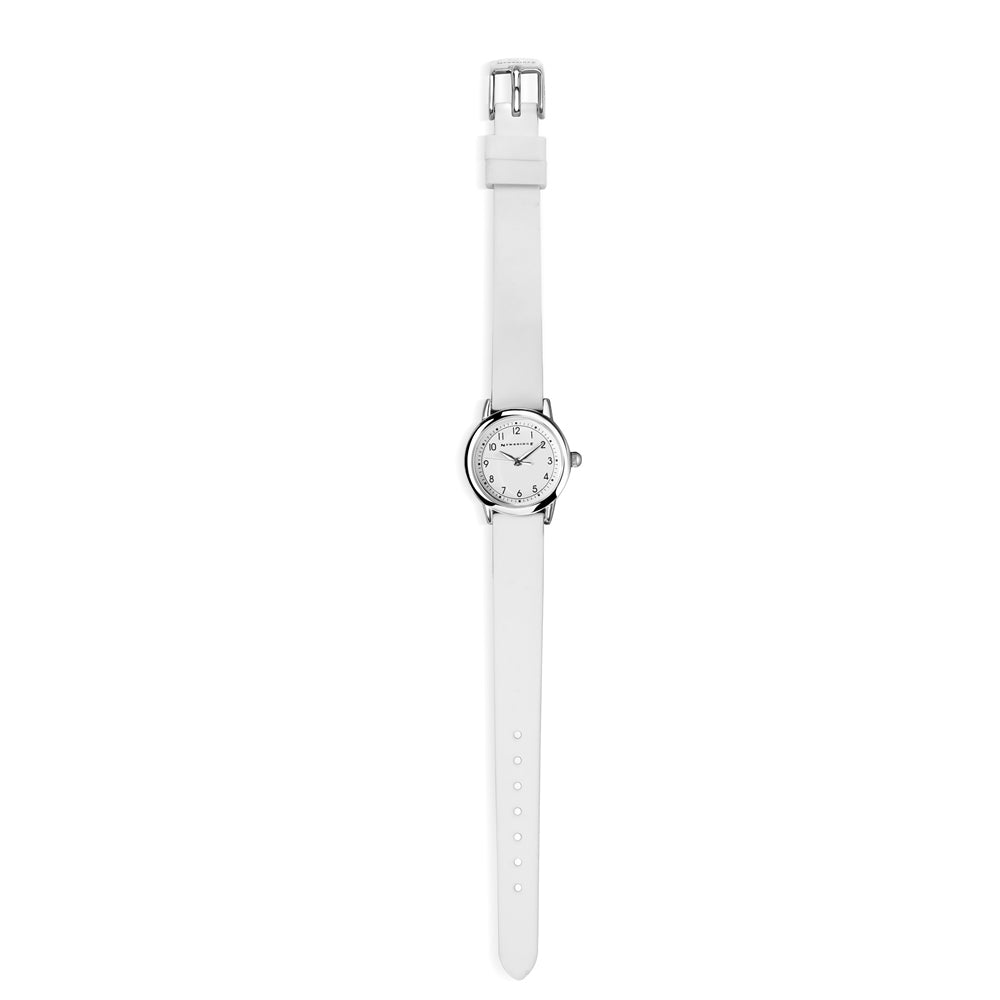 Newbridge Silverware Childs White Strap Watch The Design Gallery