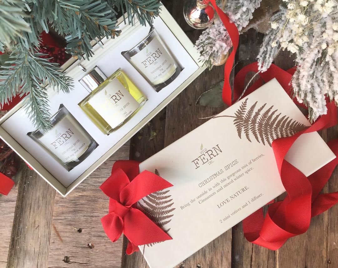 Irish Botanicals Wild Fern Christmas Spice Gift Set