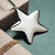 Newbridge Silverware Star with Clear Stone Hanging Decoration