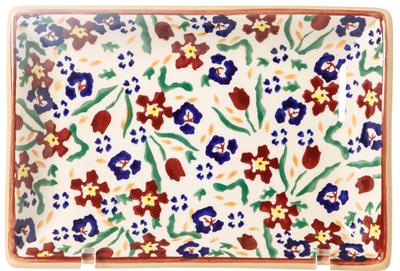 Nicholas Mosse Wild Flower Meadow Small Rectangle Plate
