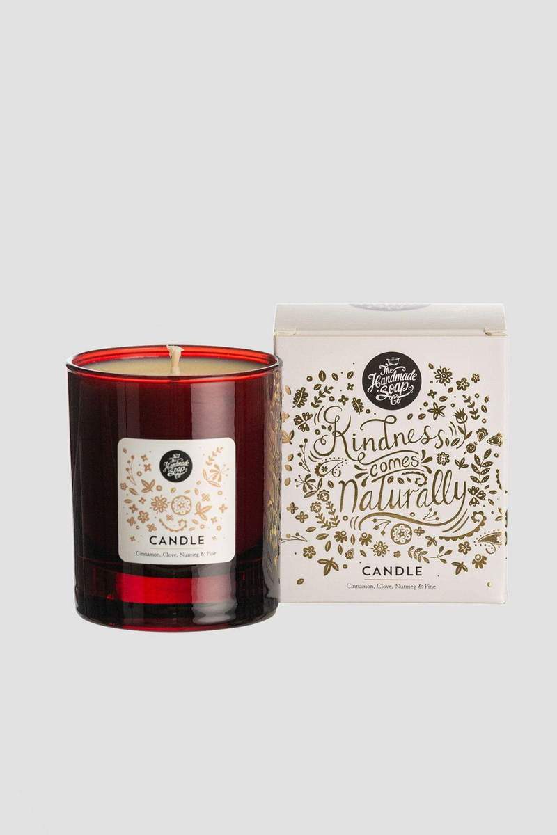 The Handmade Soap Co. Cinnamon, Clove ,Nutmeg and Pine Candle 160g
