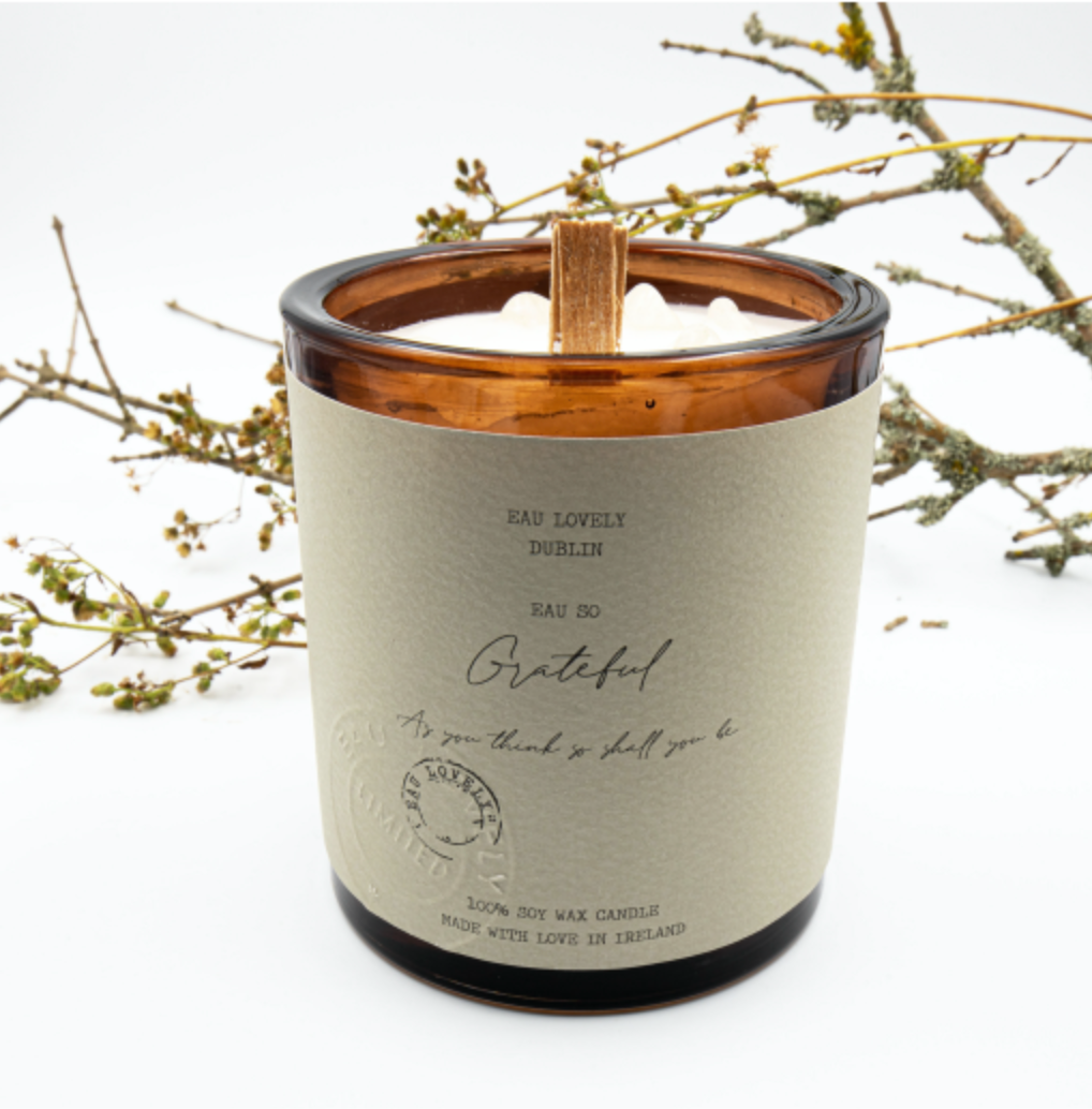 Eau Lovely Eau So Grateful Gemstone Candle