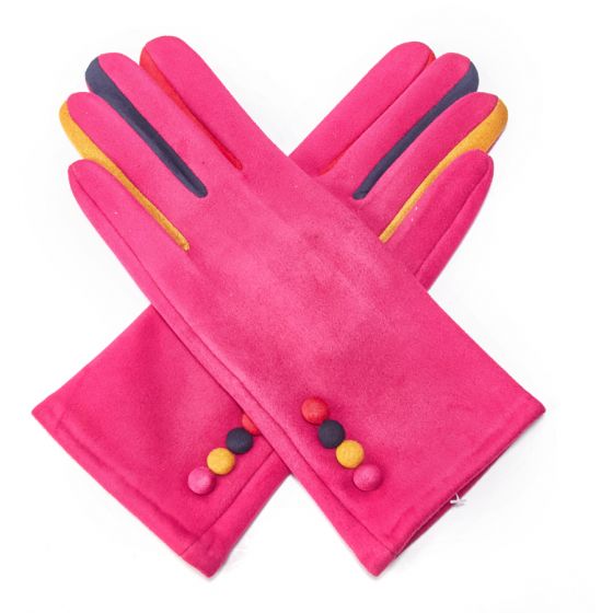 Pure Accessories Gloves Fuschia Pink