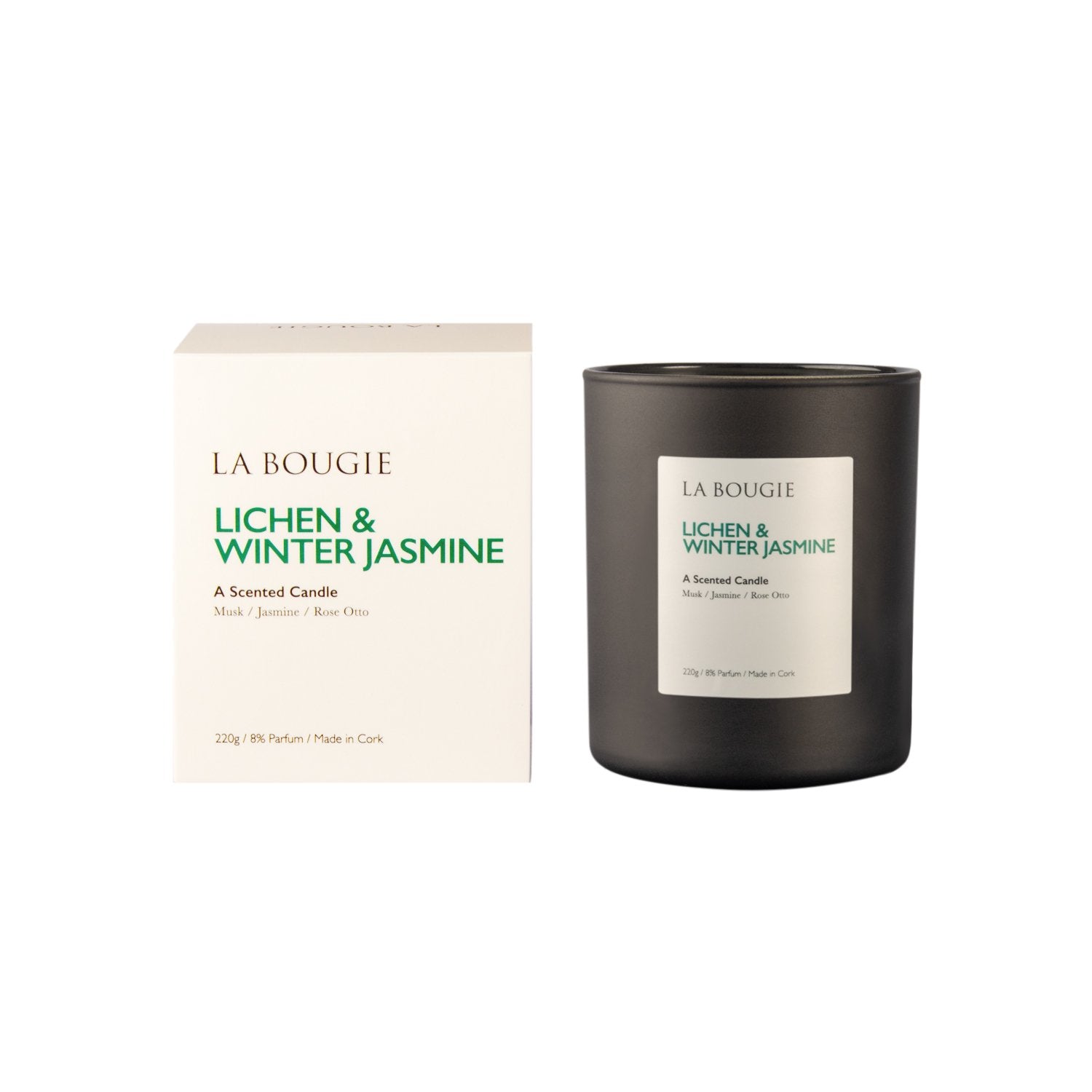 La Bougie Lichen and Winter Jasmine Candle