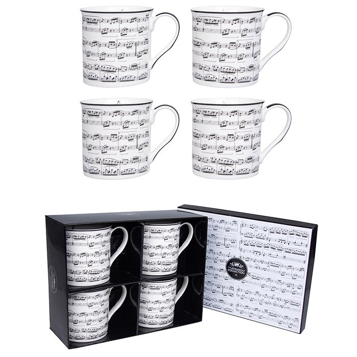 Making Music Set Of 4 Mugs