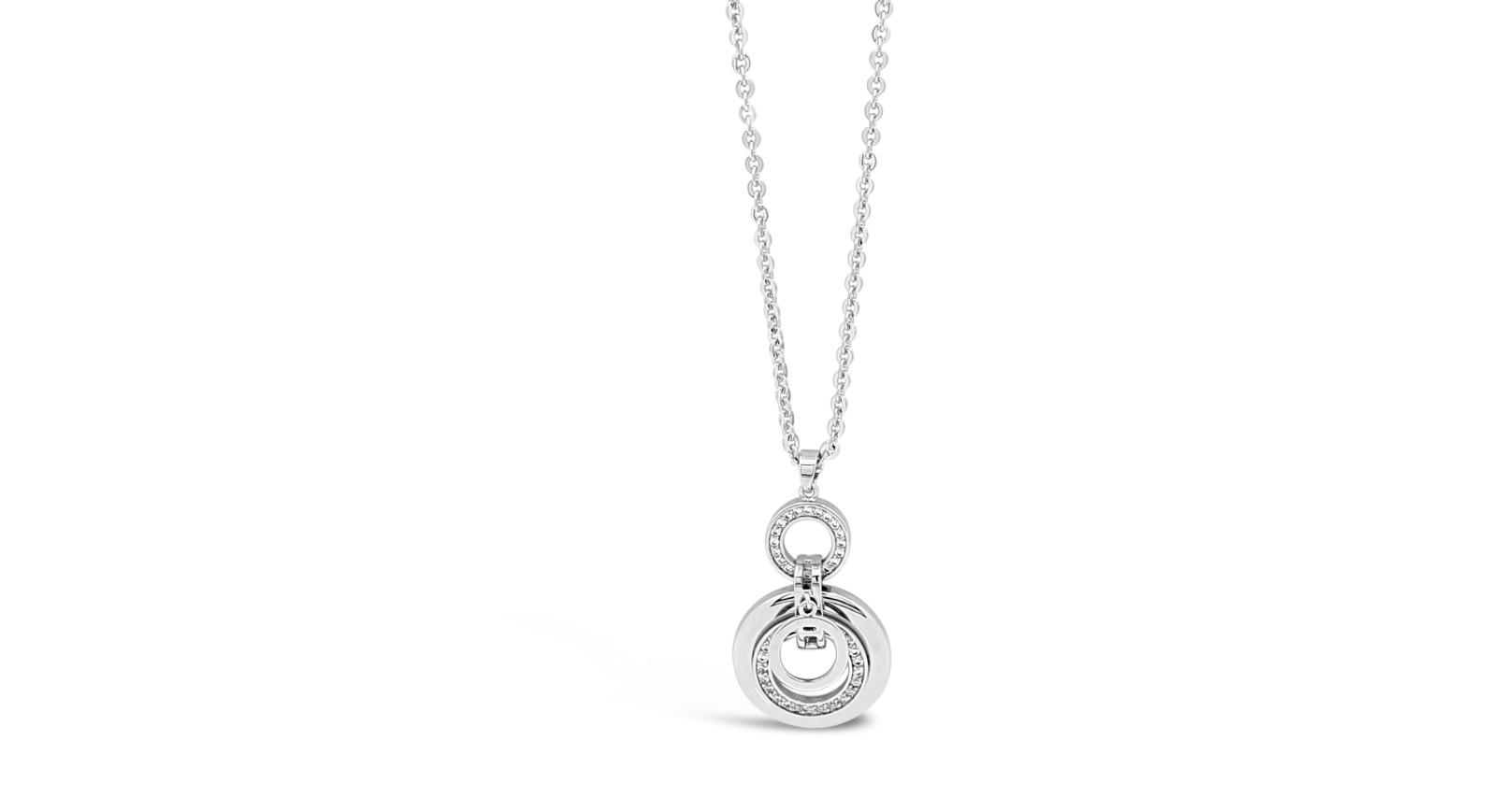 Absolute Jewellery Necklace Silver 28"