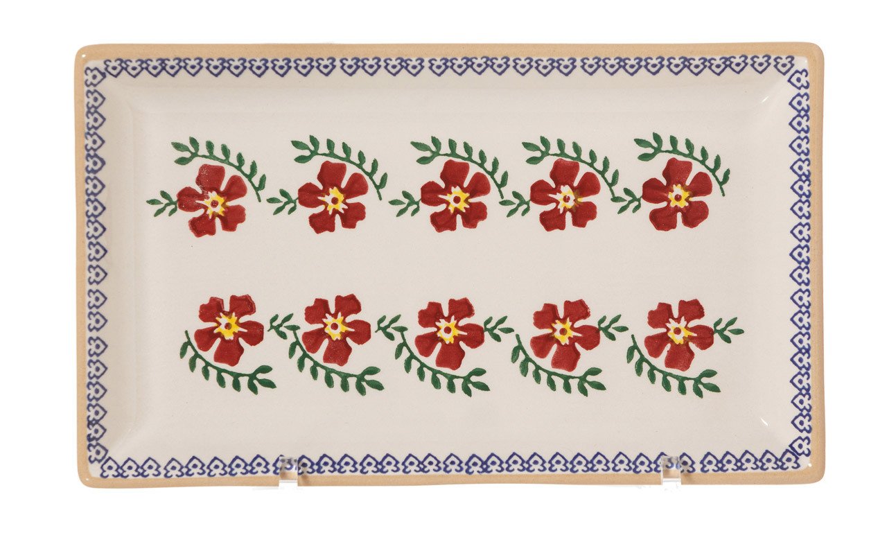 Nicholas Mosse Old Rose Medium Rectangle Plate